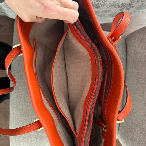 Michael Kors Fiery Orange Tote - Picture 7 of 16